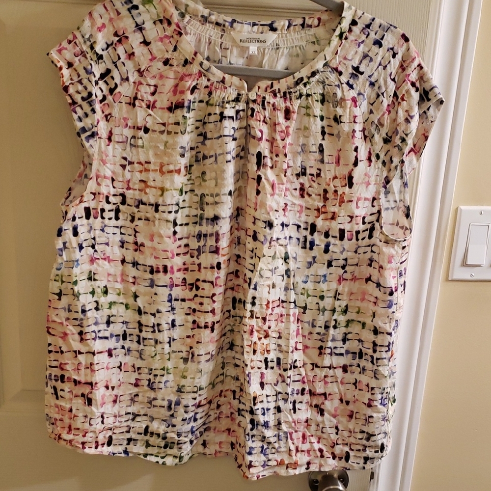 Multicolor Patterned Blouse